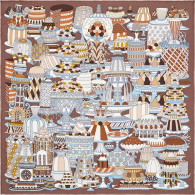 La Patisserie Francaise scarf 45 | Hermès Finland